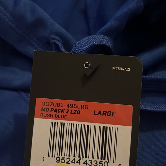 Nike Mens Large Blue Hoodie - Picture 4 of 4